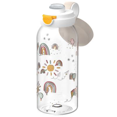 Botella Flip tapa abatible 600 ml Sun & Rainbow