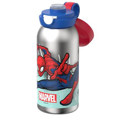 Botella t�rmica acero Flip 500 ml Spiderman