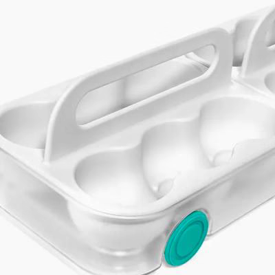 Huevera 2x6 huevos extra�ble con ruedas
