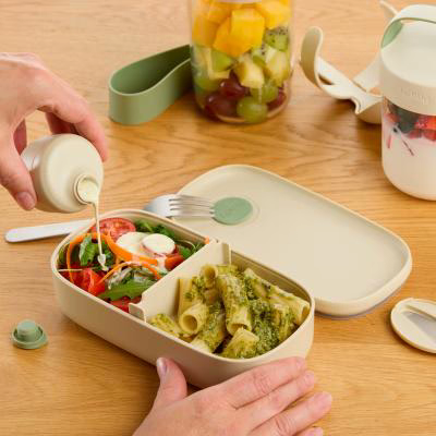 Fiambrera doble Natural LunchBox 1 L