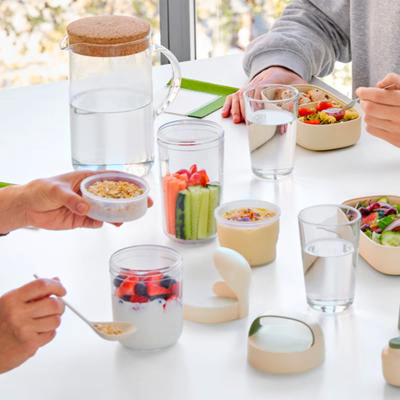Fiambrera con cuchara Jar to Go Natural