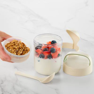 Fiambrera con cuchara Jar to Go Natural
