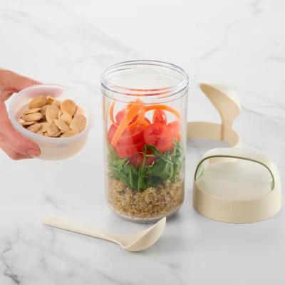Fiambrera con cuchara Jar to Go Natural