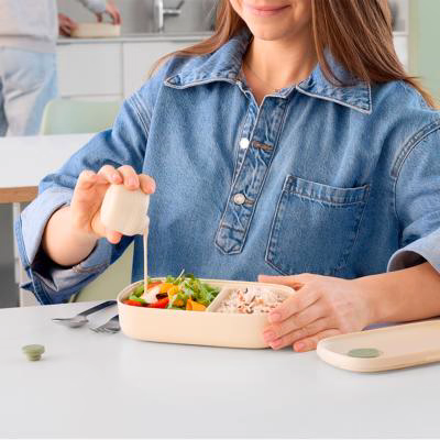 Recipiente para salsas y condimentos Lekue Natural