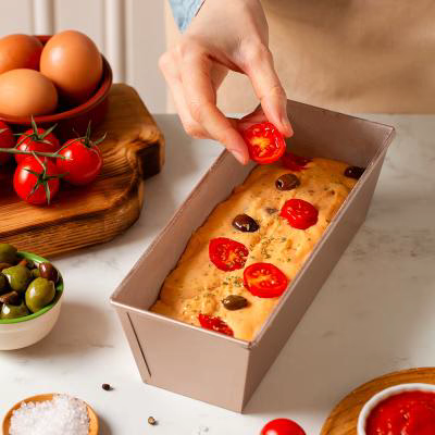 Molde plumcake antiadherente Gold 25x10x7,7 cm