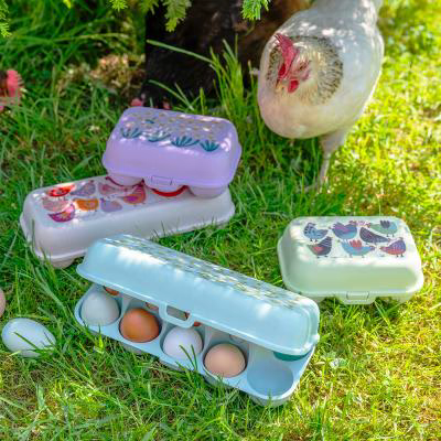Huevera x6 Koziol Eggs to Go Bloomies Daisy