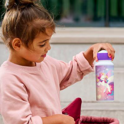 Botella pop-up 400 ml Princess Power