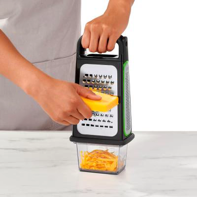 Rallador m�ltiple Oxo con zester y dep�sito