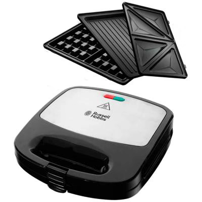 Sandwichera 3 en 1, gofrera y grill Russell Hobbs