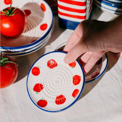 Plato rallador Pomodoro peque�o 12,5 cm