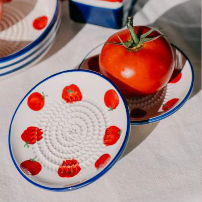 Plato rallador Pomodoro peque�o 12,5 cm