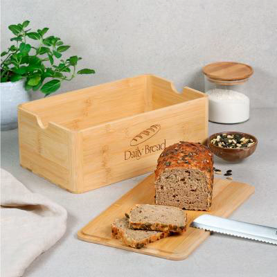 Panera con tapa corte todo bamb� 33x20 cm