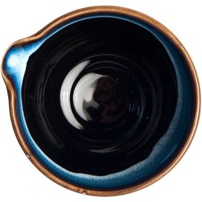Bol japon�s t� matcha con pico Katacuchi azul