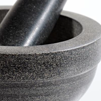 Mortero de granito con mano 16 cm