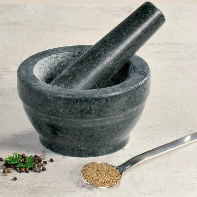 Mortero de granito con mano 16 cm