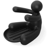 Reposa estropajos fregadero Buddy Umbra negro
