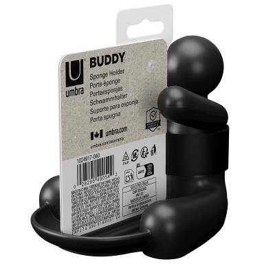 Reposa estropajos fregadero Buddy Umbra negro