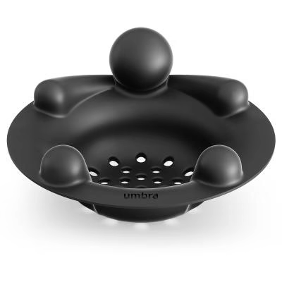 Tap�n colador fregadero Buddy Umbra negro