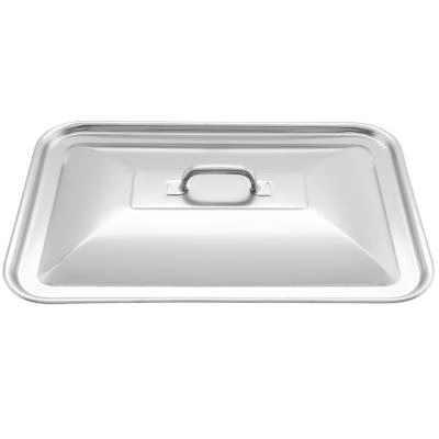 Tapa rectangular rustidera horno acero 40x28 cm