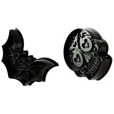Set 2 Cortadores galletas y fondant Halloween