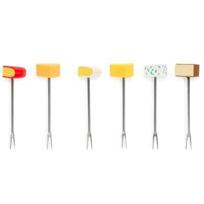 Juego 6 tenedores quesos Cheese Selection