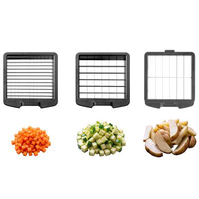 Cortador 3 cuchillas con contenedor acero inox